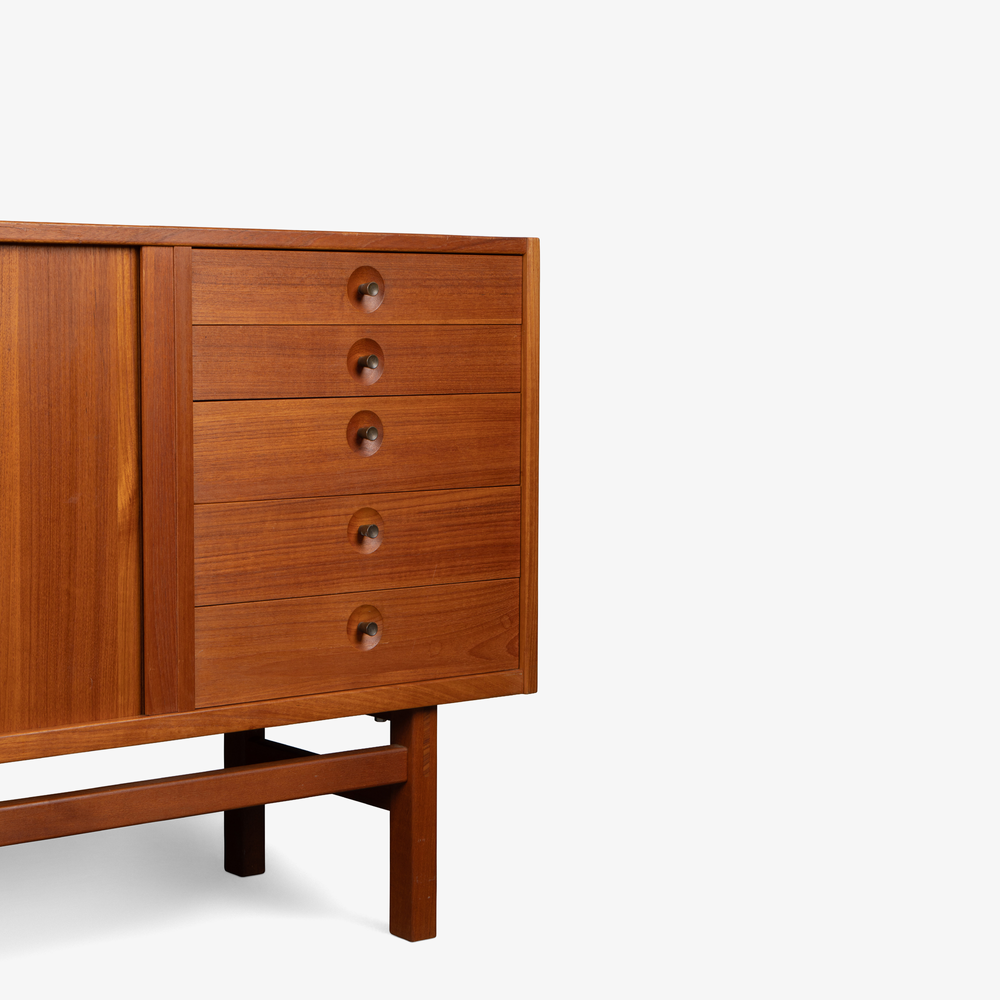 Oden Teak Scandinavian Modern Sideboard by Nils Jonsson for Troeds